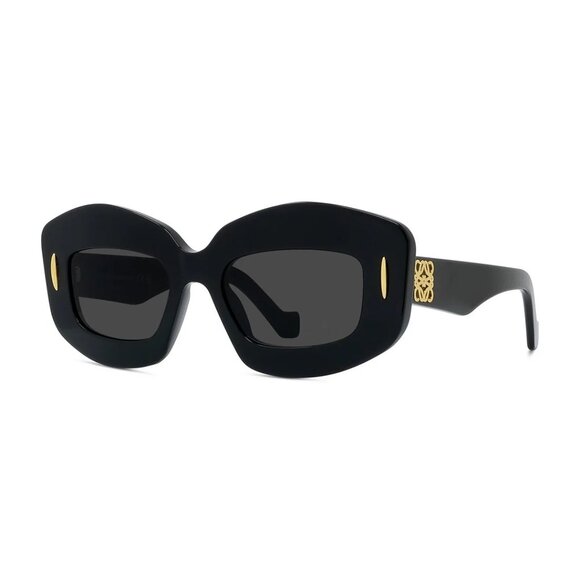 NEW LOEWE SUNGLASSES WOMEN BLACK LOEWE LW40114F 01A - Picture 2 of 4